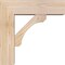 Ekena Millwork Legacy Block Smooth Bracket w/ Offset Brace, Douglas Fir, 5 1/2"W x 16"D x 16"H BKT0604X16X16LEC05SDF - alternate 3